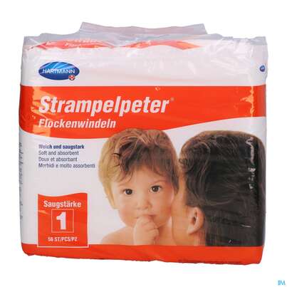 Inkontinenz Strampelpeter Flockenwindeln Staerke 1 56st, A-Nr.: 2307530 - 02