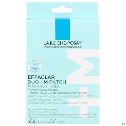 Sie sehen eine Packung La Roche Posay Effaclar Duo+m Patches 22st, Produktbild: 01 La Roche Posay Effaclar Duo+m Patches 22st, A-Nr.: 5945805 - 01