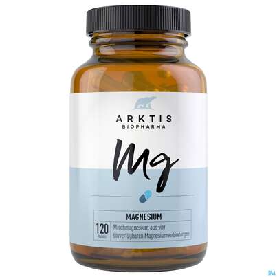 Sie sehen eine Packung Magnesium Kapseln -arktis 120st, Produktbild: 03 Magnesium Kapseln -arktis 120st, A-Nr.: 4750703 - 03