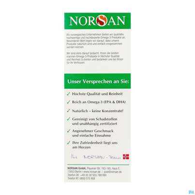 Omega -3 Norsan Oel/vegan/epa/hochd. Orangengeschmack 100ml, A-Nr.: 5948034 - 03