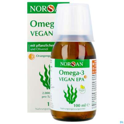 Omega -3 Norsan Oel/vegan/epa/hochd. Orangengeschmack 100ml, A-Nr.: 5948034 - 11