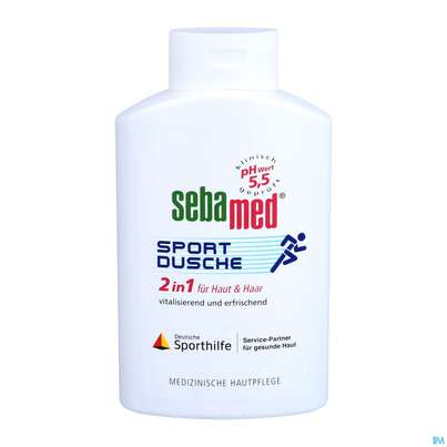 Sie sehen eine Packung Sebamed/sebapharma Sport Dusche 400ml, Produktbild: 01 Sebamed/sebapharma Sport Dusche 400ml, A-Nr.: 5599817 - 01