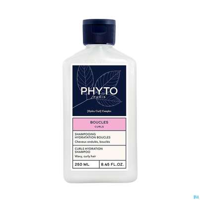 Sie sehen eine Packung Shampoon Phyto Curls Hydration 250ml, Produktbild: 02 Shampoon Phyto Curls Hydration 250ml, A-Nr.: 5932116 - 02
