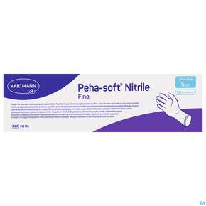 Untersuchungshandschuhe Peha/soft/puderfrei Nitrile Unsteril Fino S 150st, A-Nr.: 3836526 - 01
