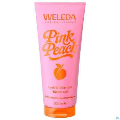 Sie sehen eine Packung Weleda Pink Peach Shower Gel 200ml, Produktbild: 02 Weleda Pink Peach Shower Gel 200ml, A-Nr.: 6005903 - 02