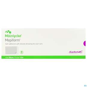 Wundverband Mepiform Silikonverband Selbsthaftend 4x 30cm 5st, A-Nr.: 2211770 - 01