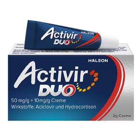 Activir Duo 50 mg/g + 10 mg/g Creme, A-Nr.: 4964077 - 01