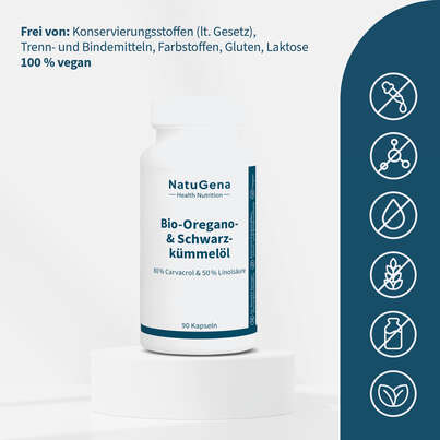 NatuGena Bio-Oregano- &amp; Schwarzkümmelöl, A-Nr.: 6139360 - 03