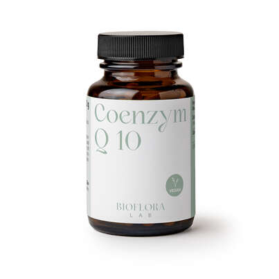 Sie sehen eine Packung Bioflora Lab Coenzym Q10 Kapseln 30 ST, Produktbild: 01 Bioflora Lab Coenzym Q10 Kapseln 30 ST, A-Nr.: 5889142 - 01