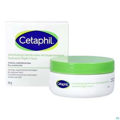 Cetaphil Nachtcreme +hyaluronsaeure Reichhalt 48ml, A-Nr.: 4839343 - 07