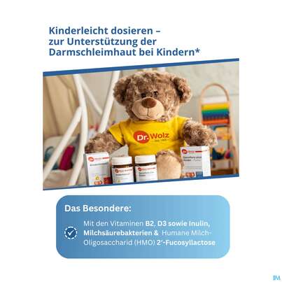Sie sehen eine Packung Darmflora Plus Dr.wolz Kinder Pulver +familie Nr 60519 68g, Produktbild: 12 Darmflora Plus Dr.wolz Kinder Pulver +familie Nr 60519 68g, A-Nr.: 5186699 - 12