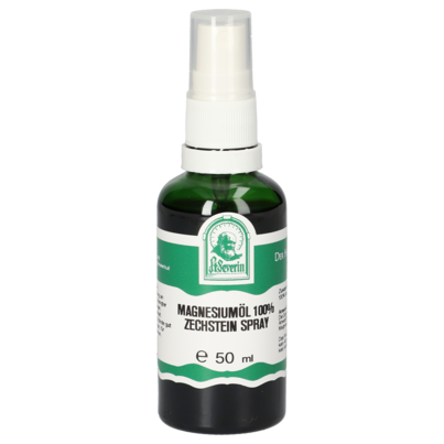 Sie sehen eine Packung MAGNESIUM 100% ZECHSTEIN SPRAY 50 ML, Produktbild: 01 MAGNESIUM 100% ZECHSTEIN SPRAY 50 ML, A-Nr.: 5854020 - 01