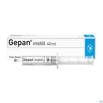 Sie sehen eine Packung Gepan Instill 2mg/ml Fertigspritze Lösung Sterile Natrium Chondroitinsulfat 0,2% 40ml, Produktbild: 06 Gepan Instill 2mg/ml Fertigspritze Lösung Sterile Natrium Chondroitinsulfat 0,2% 40ml, A-Nr.: 3424315 - 06