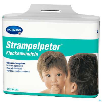 Inkontinenz Strampelpeter Flockenwindeln Staerke 1 56st, A-Nr.: 2307530 - 07