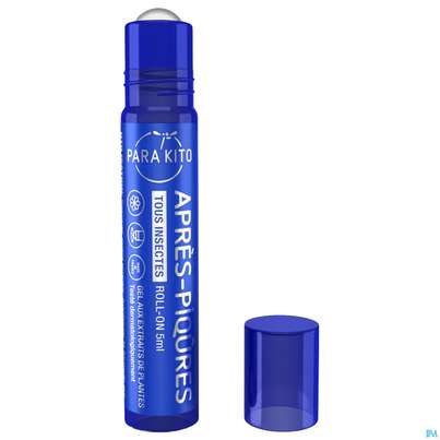 Sie sehen eine Packung Insektenschutz Para Kito Nach Stich Roll-on 5ml, Produktbild: 08 Insektenschutz Para Kito Nach Stich Roll-on 5ml, A-Nr.: 4835954 - 08