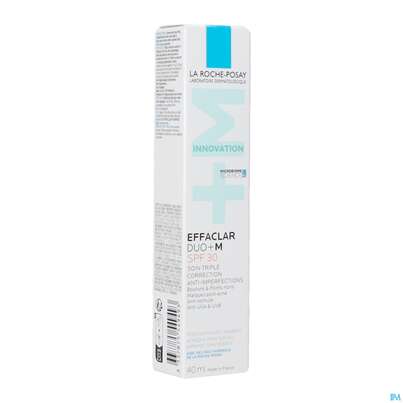 Sie sehen eine Packung La Roche Posay Akne/mischhaut Effaclar Duo+ Lsf30 40ml, Produktbild: 05 La Roche Posay Akne/mischhaut Effaclar Duo+ Lsf30 40ml, A-Nr.: 4064646 - 05