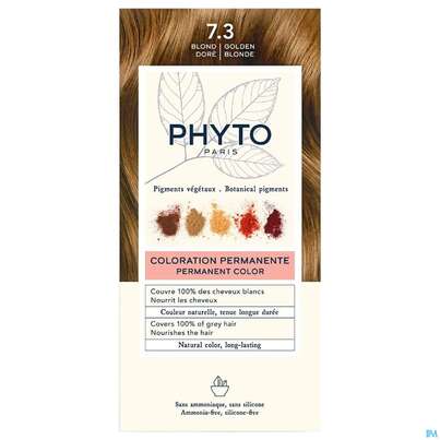 Sie sehen eine Packung Phytocolor 7.3 Goldblond 1pk, Produktbild: 05 Phytocolor 7.3 Goldblond 1pk, A-Nr.: 4898682 - 05