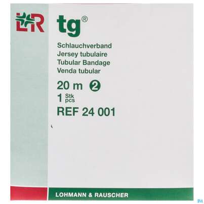 Sie sehen eine Packung Schlauchverband Tg Gr 2 2,3cm Finger,zehe Gross 20m, Produktbild: 01 Schlauchverband Tg Gr 2 2,3cm Finger,zehe Gross 20m, A-Nr.: 1243845 - 01