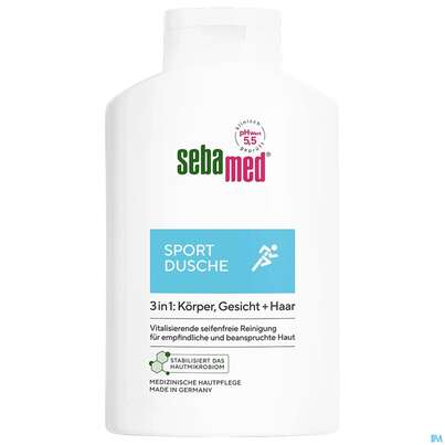 Sie sehen eine Packung Sebamed/sebapharma Sport Dusche 400ml, Produktbild: 03 Sebamed/sebapharma Sport Dusche 400ml, A-Nr.: 5599817 - 03