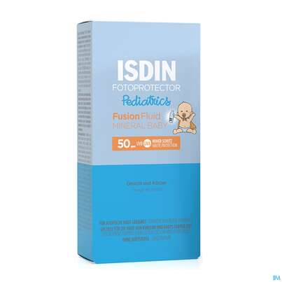 Sie sehen eine Packung Sonnenprodukte Isdin/fotoprotection Pediatrics Mineral Baby Lsf 50 50ml, Produktbild: 05 Sonnenprodukte Isdin/fotoprotection Pediatrics Mineral Baby Lsf 50 50ml, A-Nr.: 5570222 - 05