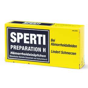 Sperti Preparation H Zäpfchen, A-Nr.: 0766067 - 01