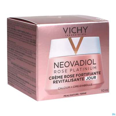 Sie sehen eine Packung Vichy Neovadiol Rose Platinium 50ml, Produktbild: 05 Vichy Neovadiol Rose Platinium 50ml, A-Nr.: 4732214 - 05