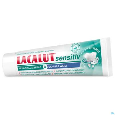 Zahncreme Lacalut/sensitiv Remineralisierung Sanftes Weiss 75ml, A-Nr.: 5754548 - 08