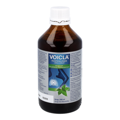 Sie sehen eine Packung VOICLA® Hustenlöser Efeu Sirup, Produktbild: 03 VOICLA® Hustenlöser Efeu Sirup, A-Nr.: 6069010 - 03