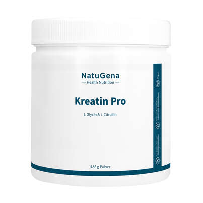 Sie sehen eine Packung NatuGena Kreatin Pro Pulver, Produktbild: 01 NatuGena Kreatin Pro Pulver, A-Nr.: 6040265 - 01