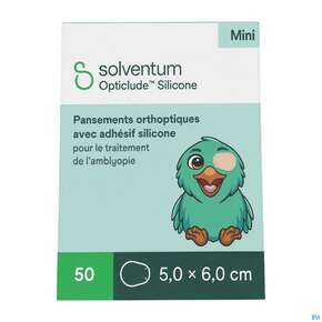 Augenpflaster Opticlude Silicone/girl Mini 5x 6cm 2737pg 50st, A-Nr.: 4531131 - 01