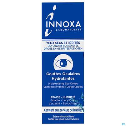 Augentropfen Innoxa Trockene +gereizte Augen Farblos 10ml, A-Nr.: 5835442 - 01