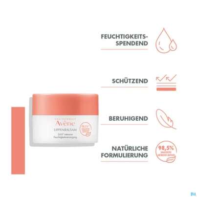 Sie sehen eine Packung Avene Basislinie Feuchtigkeitsspendender Lippenbalsam Tiege 10ml, Produktbild: 08 Avene Basislinie Feuchtigkeitsspendender Lippenbalsam Tiege 10ml, A-Nr.: 5939727 - 08