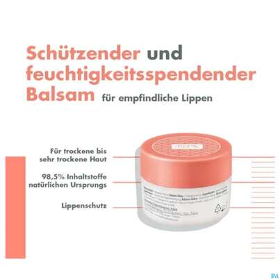 Sie sehen eine Packung Avene Basislinie Feuchtigkeitsspendender Lippenbalsam Tiege 10ml, Produktbild: 10 Avene Basislinie Feuchtigkeitsspendender Lippenbalsam Tiege 10ml, A-Nr.: 5939727 - 10