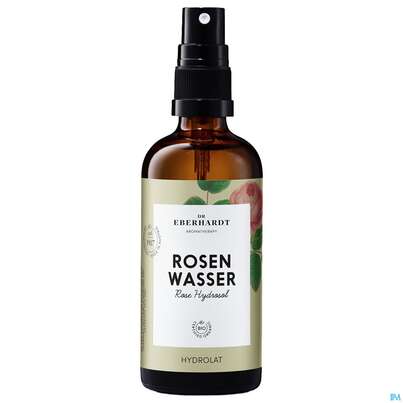 Sie sehen eine Packung Dr.eberhardt Bio Rosenwasser 100ml, Produktbild: 02 Dr.eberhardt Bio Rosenwasser 100ml, A-Nr.: 5767172 - 02