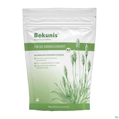 Sie sehen eine Packung Flohsamenschalen Bio Indisch Bekunis Nr 63 500g, Produktbild: 01 Flohsamenschalen Bio Indisch Bekunis Nr 63 500g, A-Nr.: 5609094 - 01