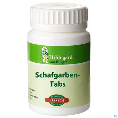 Sie sehen eine Packung Hildegard Posch Schafgarbe Tabs 70g, Produktbild: 01 Hildegard Posch Schafgarbe Tabs 70g, A-Nr.: 4099320 - 01