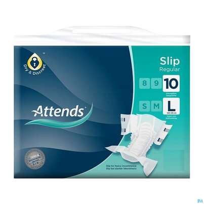 Inkontinenz Attends Slip Regular L 10 26st, A-Nr.: 4257138 - 01