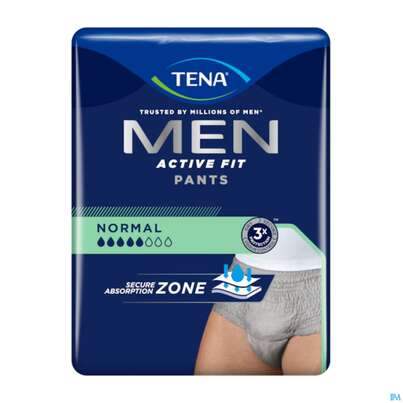 Inkontinenz Tena Men/active Fit Pants L/xl Grau 77280 10st, A-Nr.: 5700305 - 01