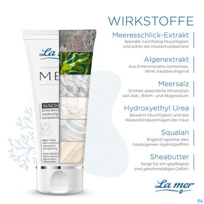 Sie sehen eine Packung La Mer Ohne Parfum Med/basic Care Nachtcreme Tiegel 50ml, Produktbild: 05 La Mer Ohne Parfum Med/basic Care Nachtcreme Tiegel 50ml, A-Nr.: 5133378 - 05