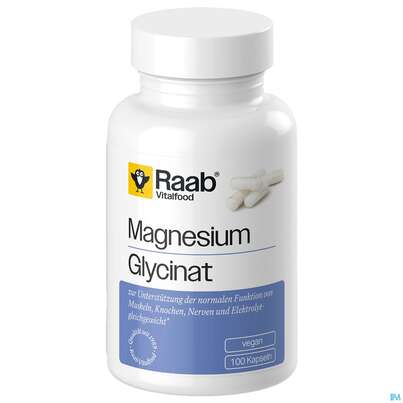 Magnesium Glycinat Kapseln Raab 100st, A-Nr.: 5925613 - 01