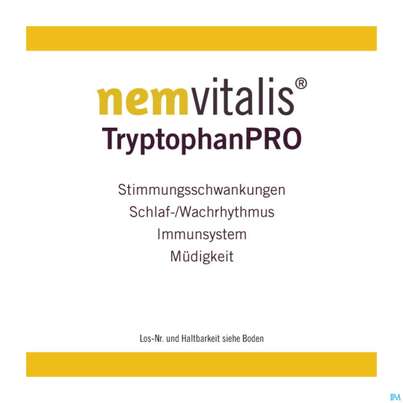 Nemvitalis Tryptophan Pro Kapseln L-tryptophan 60st, A-Nr.: 4851551 - 02