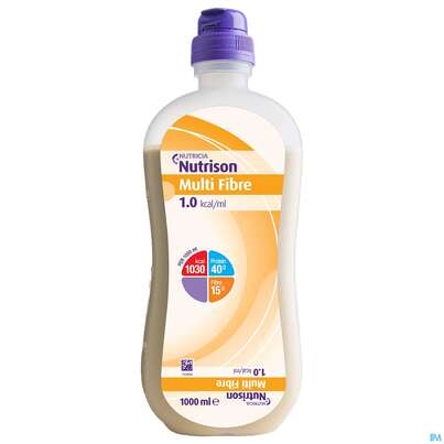 Nutrison 1000ml Sondennahrung Smart Pack Complete Multifibre 8st, A-Nr.: 5452468 - 01