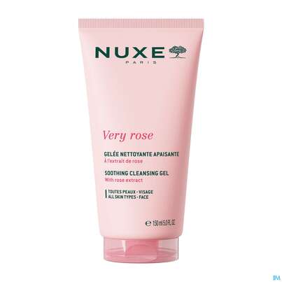 Sie sehen eine Packung Nuxe Very Rose Soothing Cleansing Gel 150ml, Produktbild: 01 Nuxe Very Rose Soothing Cleansing Gel 150ml, A-Nr.: 5948086 - 01