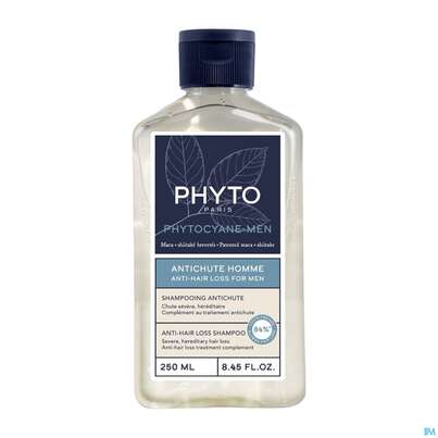 Sie sehen eine Packung Phyto Set +shampoon 100ml Cyane Men 1st, Produktbild: 01 Phyto Set +shampoon 100ml Cyane Men 1st, A-Nr.: 5829921 - 01