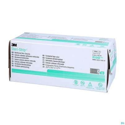 Sie sehen eine Packung Steri Strips (3m) Wundverschluss-streifen Elastic 6x 38mm Nr1542 6st, Produktbild: 04 Steri Strips (3m) Wundverschluss-streifen Elastic 6x 38mm Nr1542 6st, A-Nr.: 2367466 - 04