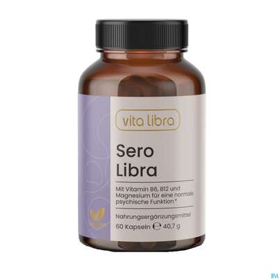 Sie sehen eine Packung Vita Libra Kapseln Serolibra 60st, Produktbild: 01 Vita Libra Kapseln Serolibra 60st, A-Nr.: 5905160 - 01