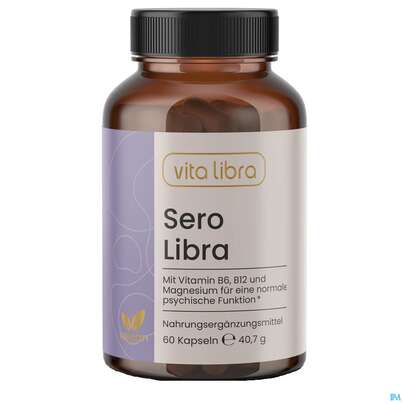 Sie sehen eine Packung Vita Libra Kapseln Serolibra 60st, Produktbild: 02 Vita Libra Kapseln Serolibra 60st, A-Nr.: 5905160 - 02