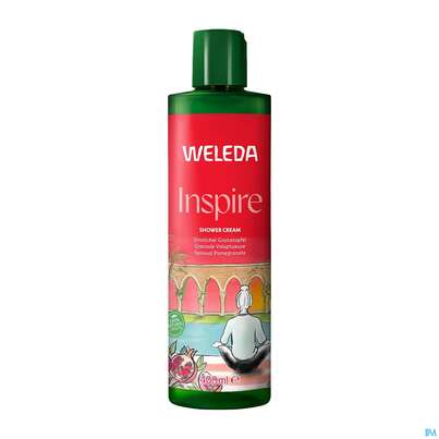 Sie sehen eine Packung Weleda Inspire Shower Cream Granatapfel 400ml, Produktbild: 04 Weleda Inspire Shower Cream Granatapfel 400ml, A-Nr.: 5909471 - 04
