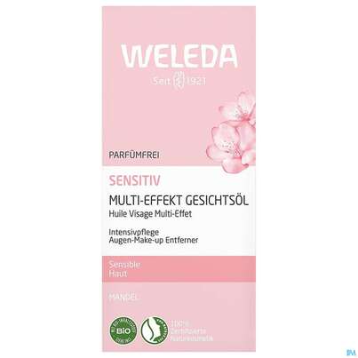 Weleda Sensitiv Gesichtsoel Mandel Multi-effect 50ml, A-Nr.: 5848404 - 02