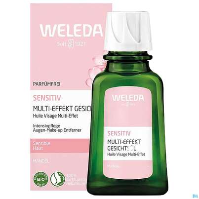 Weleda Sensitiv Gesichtsoel Mandel Multi-effect 50ml, A-Nr.: 5848404 - 07